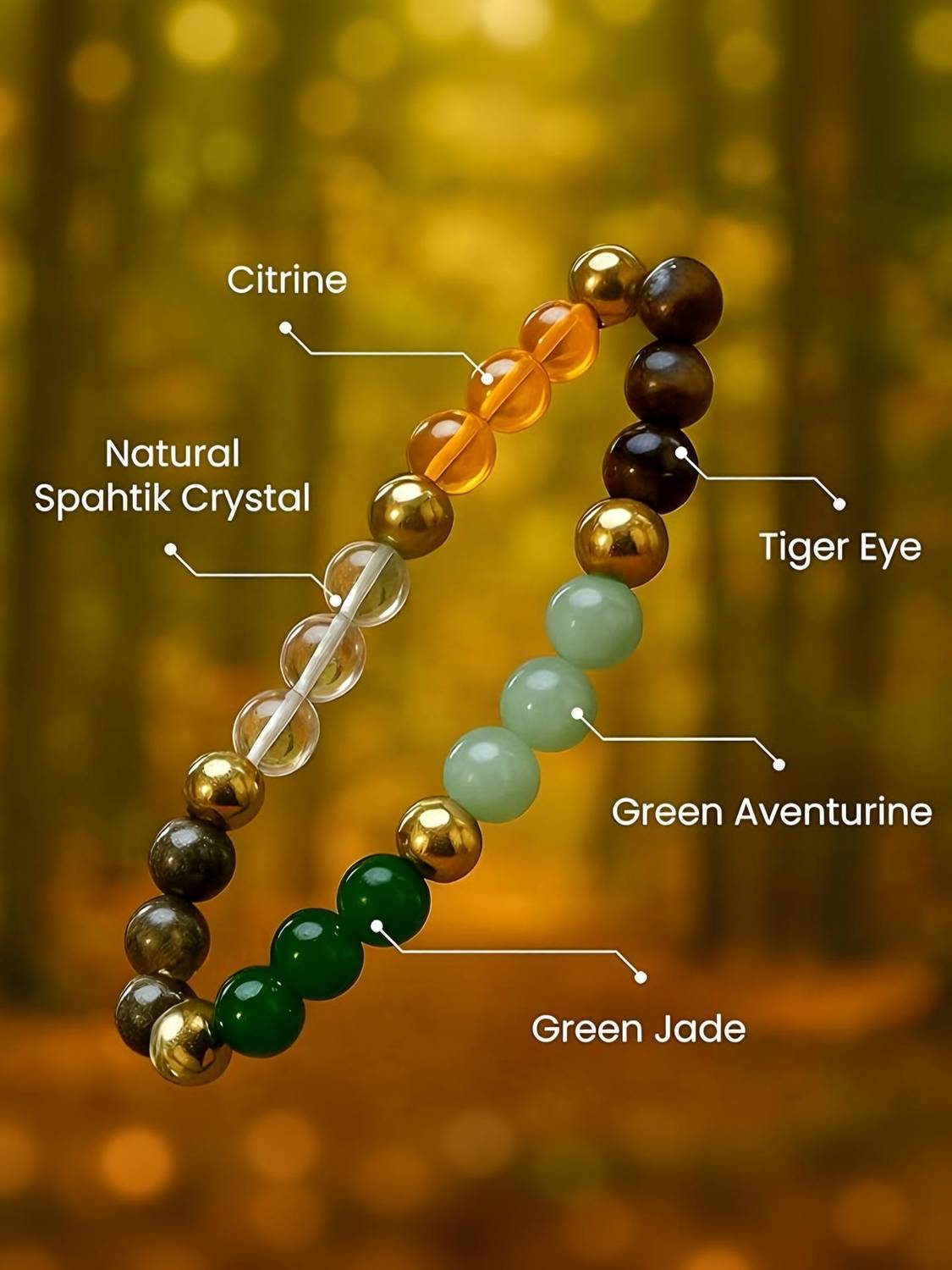 Aangan Aura Crystal Bracelet