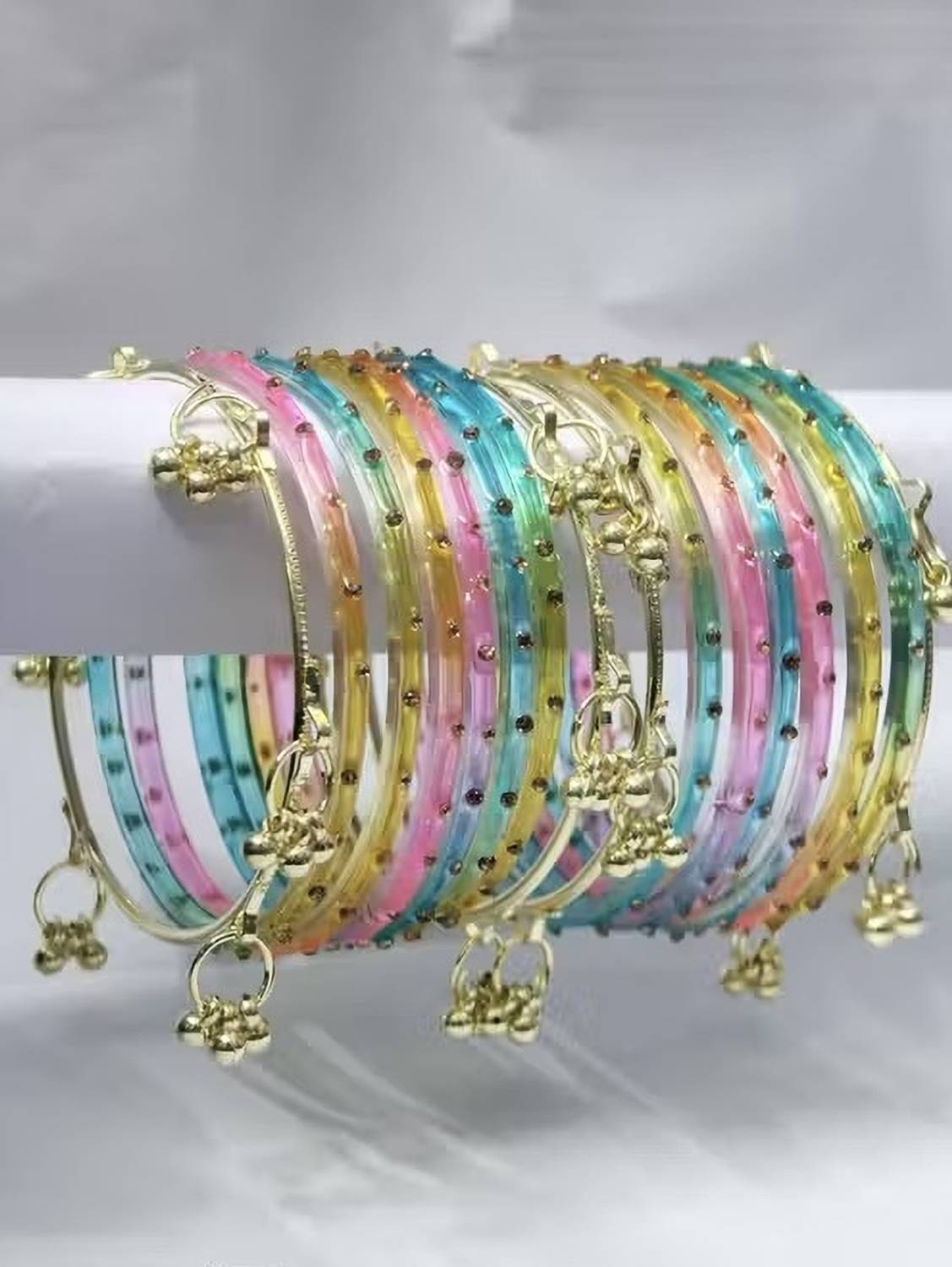 Akash Glass Beads, Bangle Set