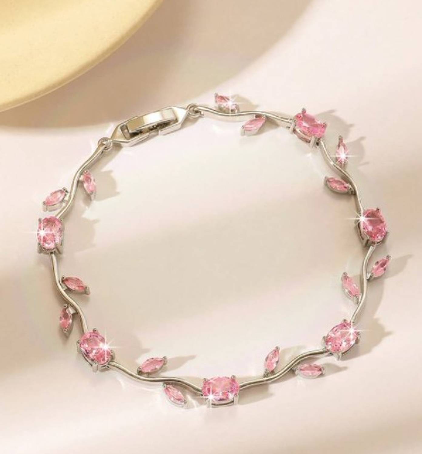 BnBJwells Stainless Steel Cubic Zirconia Bracelet - Image 2