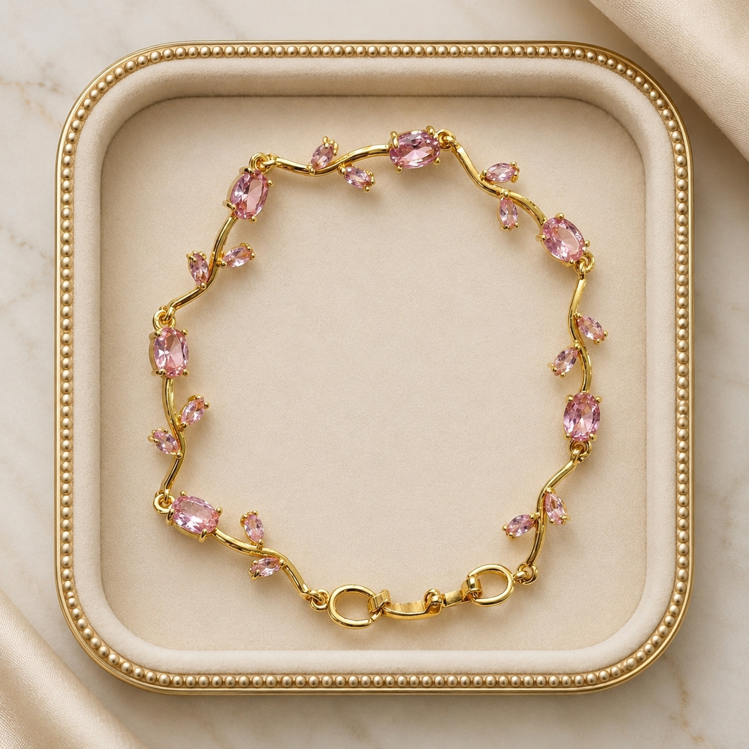 Image of Jualiva Stainless Steel Gold-plated Bracelet