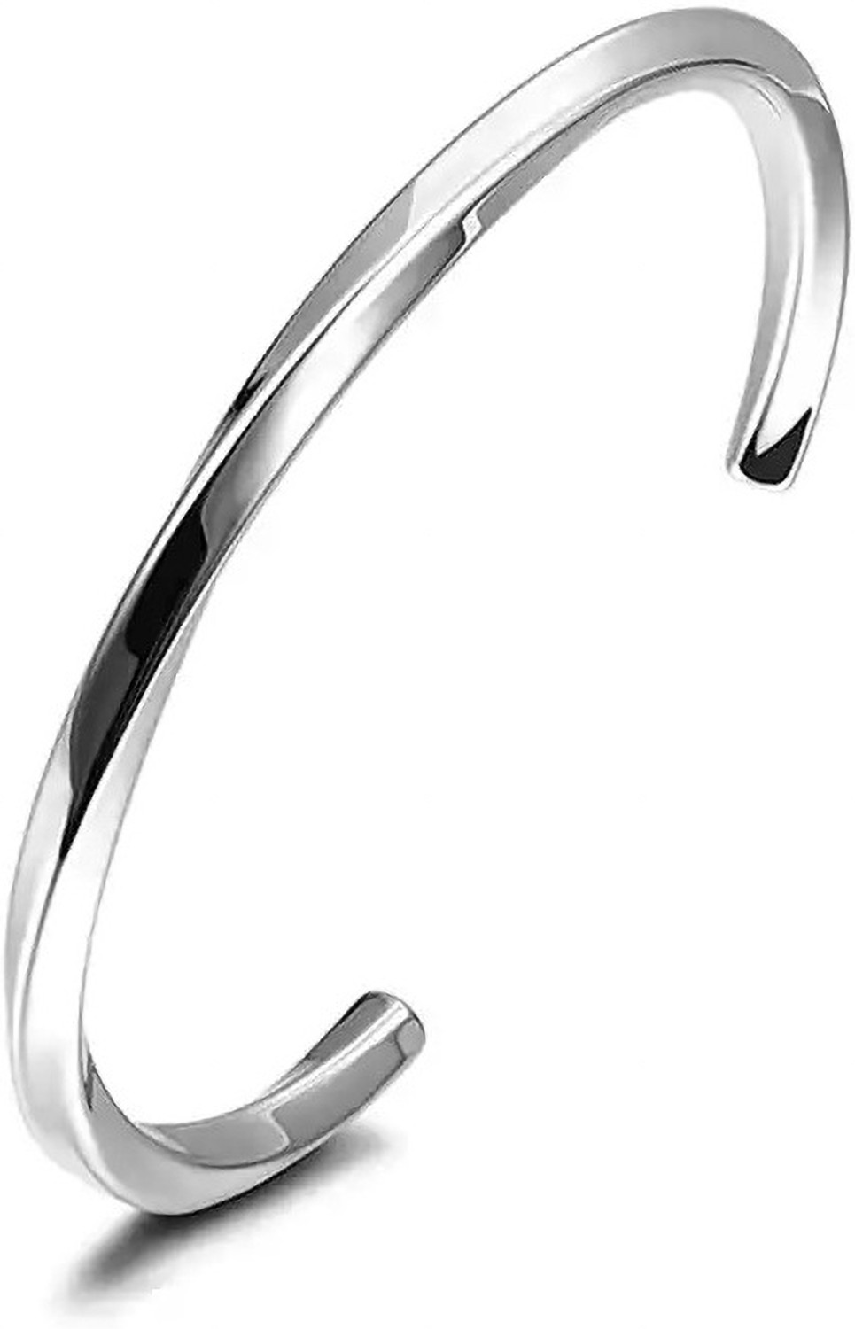 Image of MEENAZ Metal, Alloy, Steel, Stainless Steel Platinum, Silver Bracelet Set