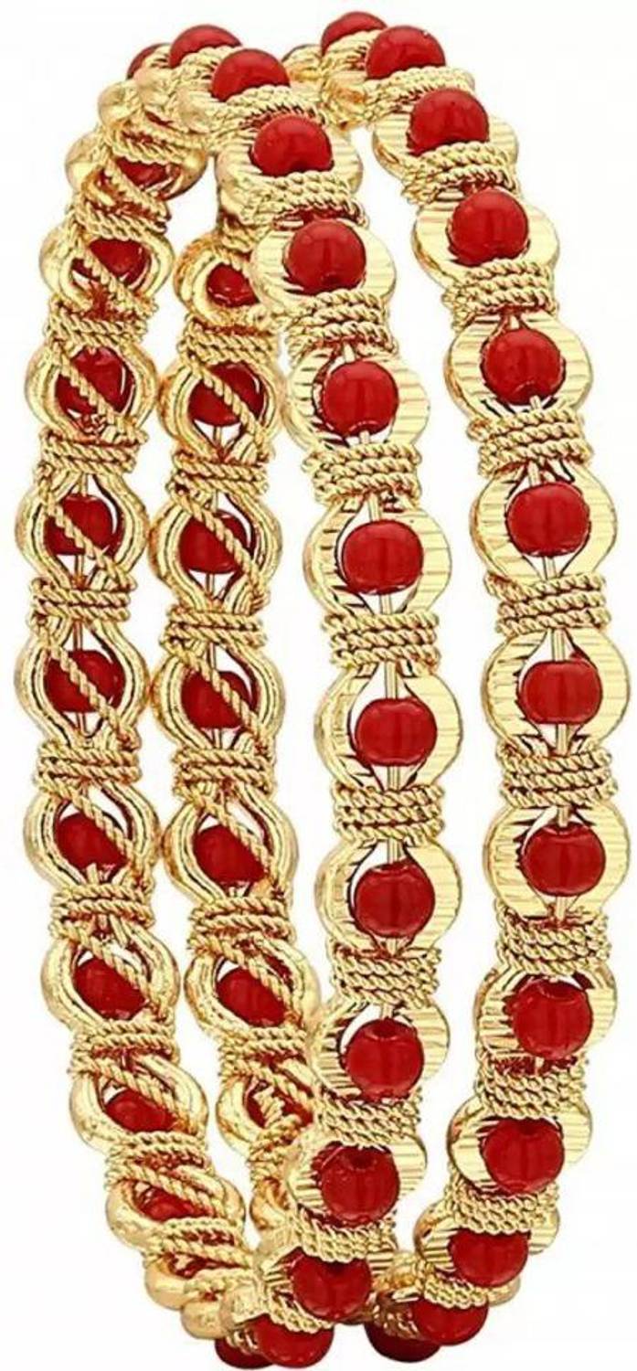 AFJ GOLD Copper Gold-plated Bangle Set
