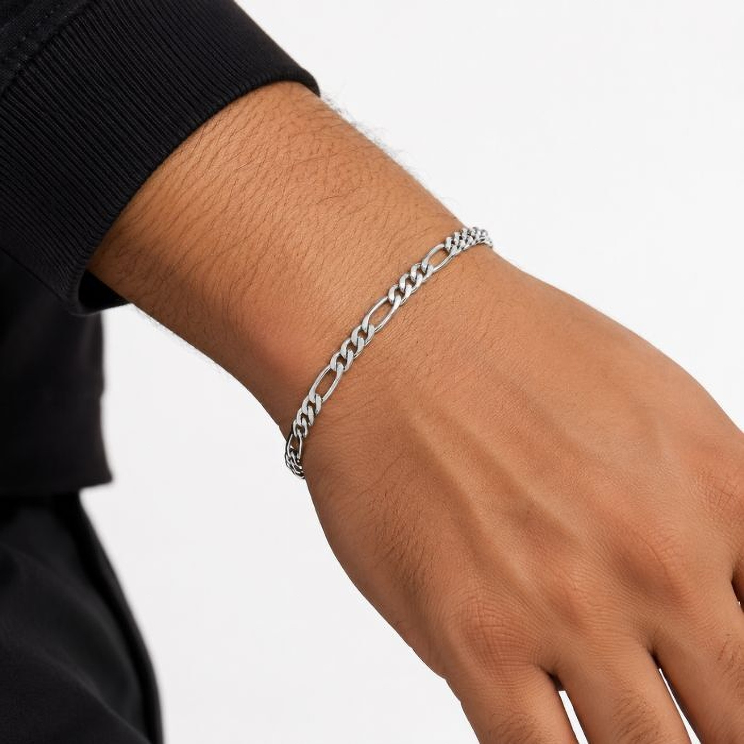 Image of SRKJ Sterling Silver NA, Silver Bracelet