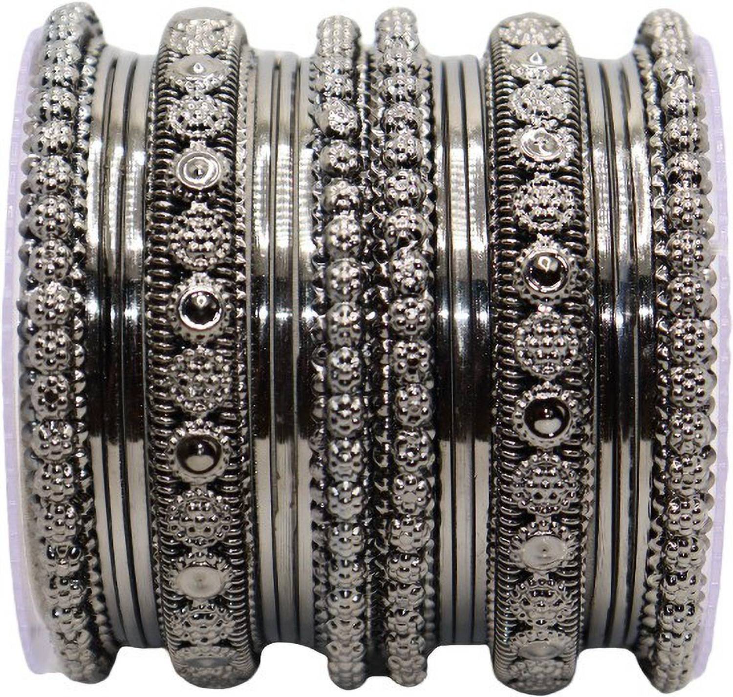 ANAMIKA Metal Emerald Bangle Set