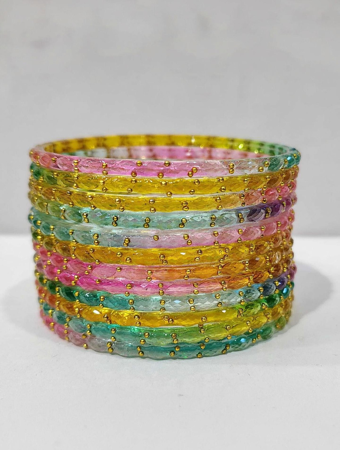 Image of ABC Glass Bangle Set