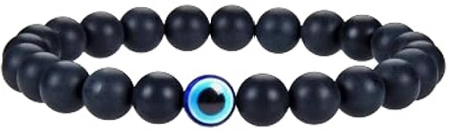 CALMING CRYSTALS Stone, Crystal, Lava, Evil Eye Crystal Bracelet
