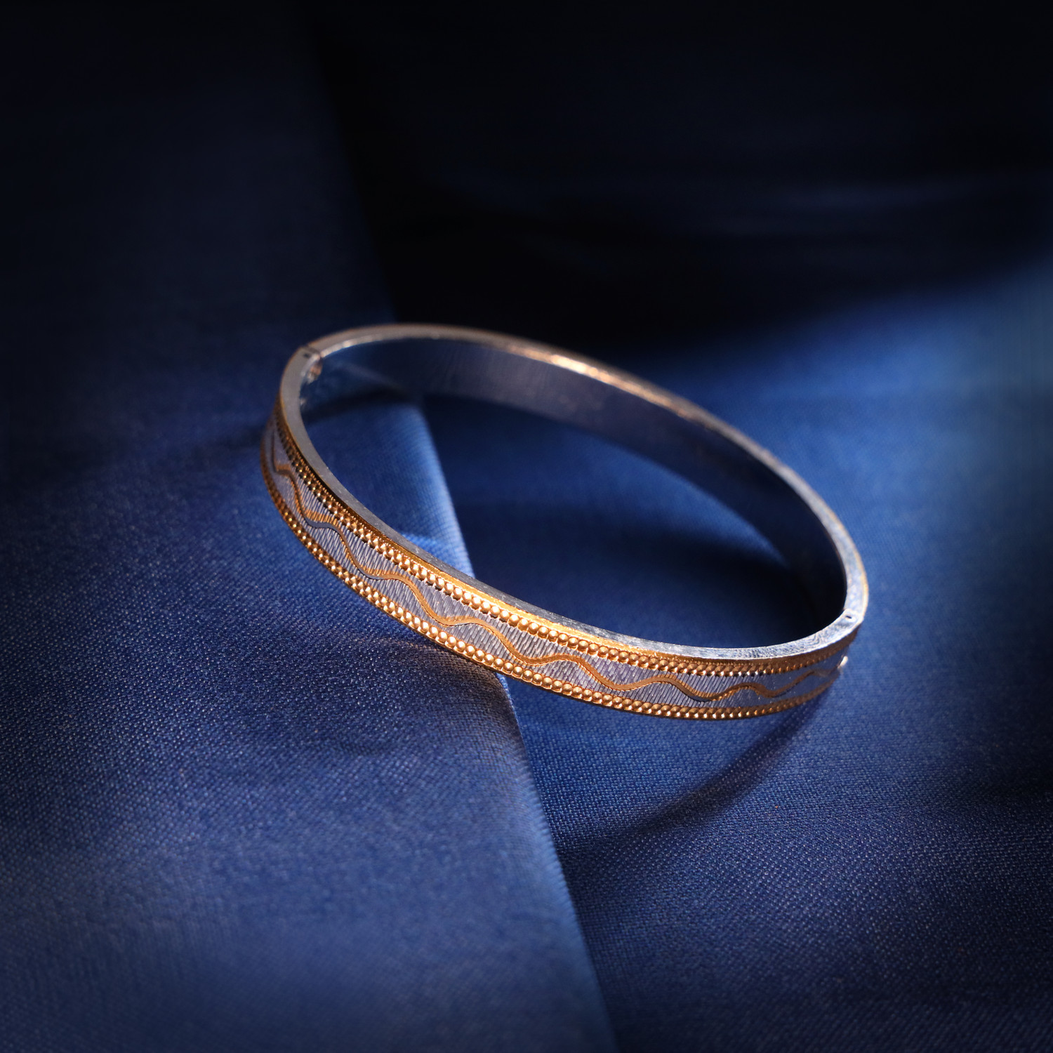 Image of Ugam Brass Gold-plated Kada
