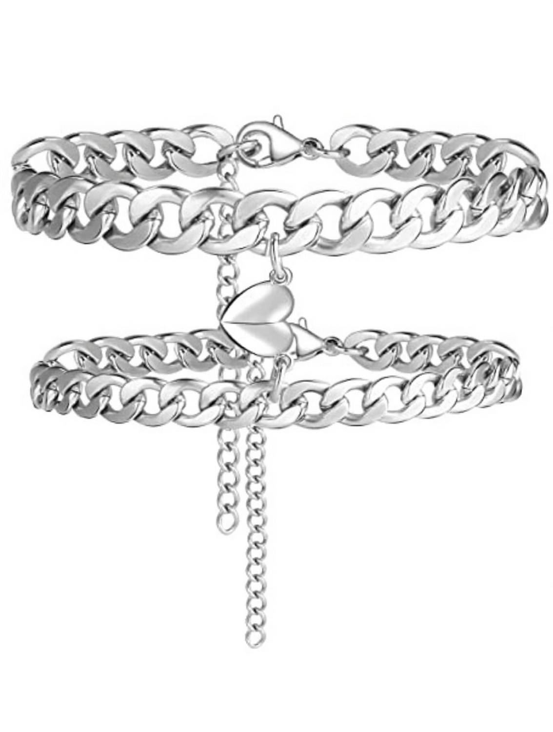 Maaword Stainless Steel Bracelet Set