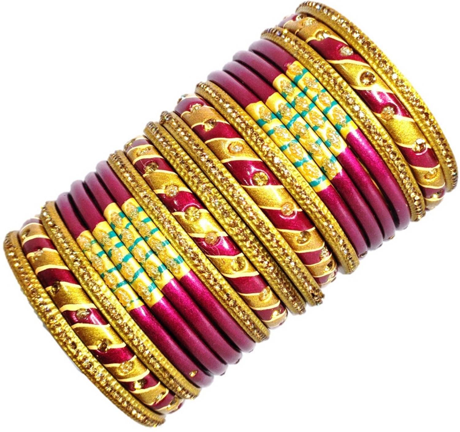 Anshi Creations Lac Bangle Set