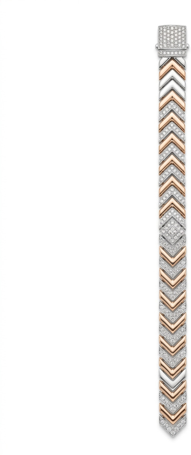 Image of Kishi Jewels Brass Silver, Gold-plated Bracelet
