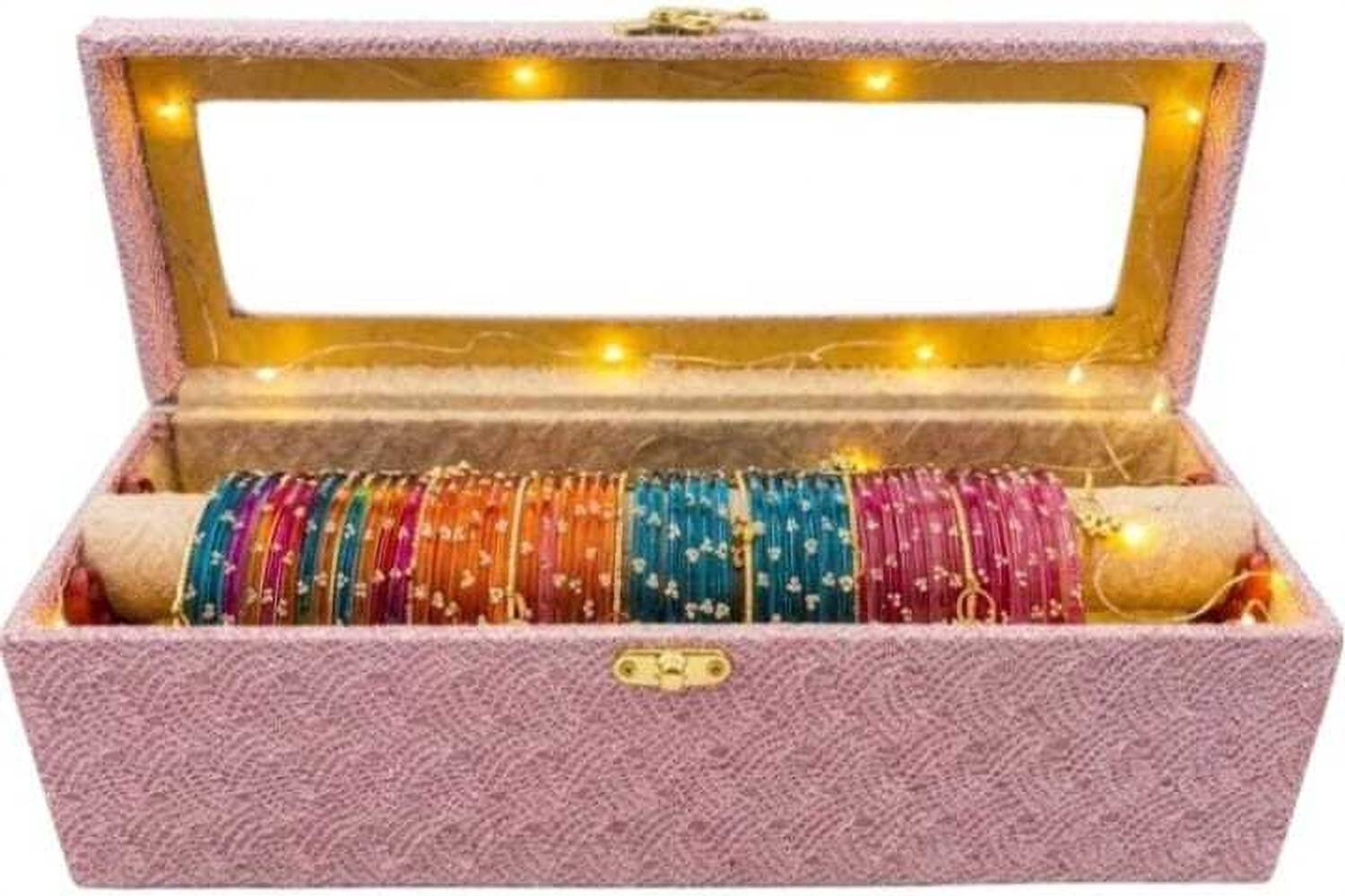 Snazzy Glass Bangle Set Pack of 60 - Image 1
