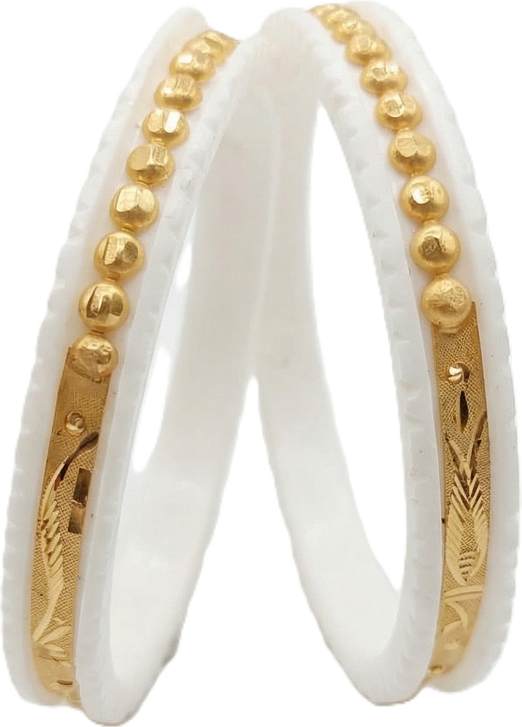 Image of Purabi Shell Gold-plated Shakha Pola