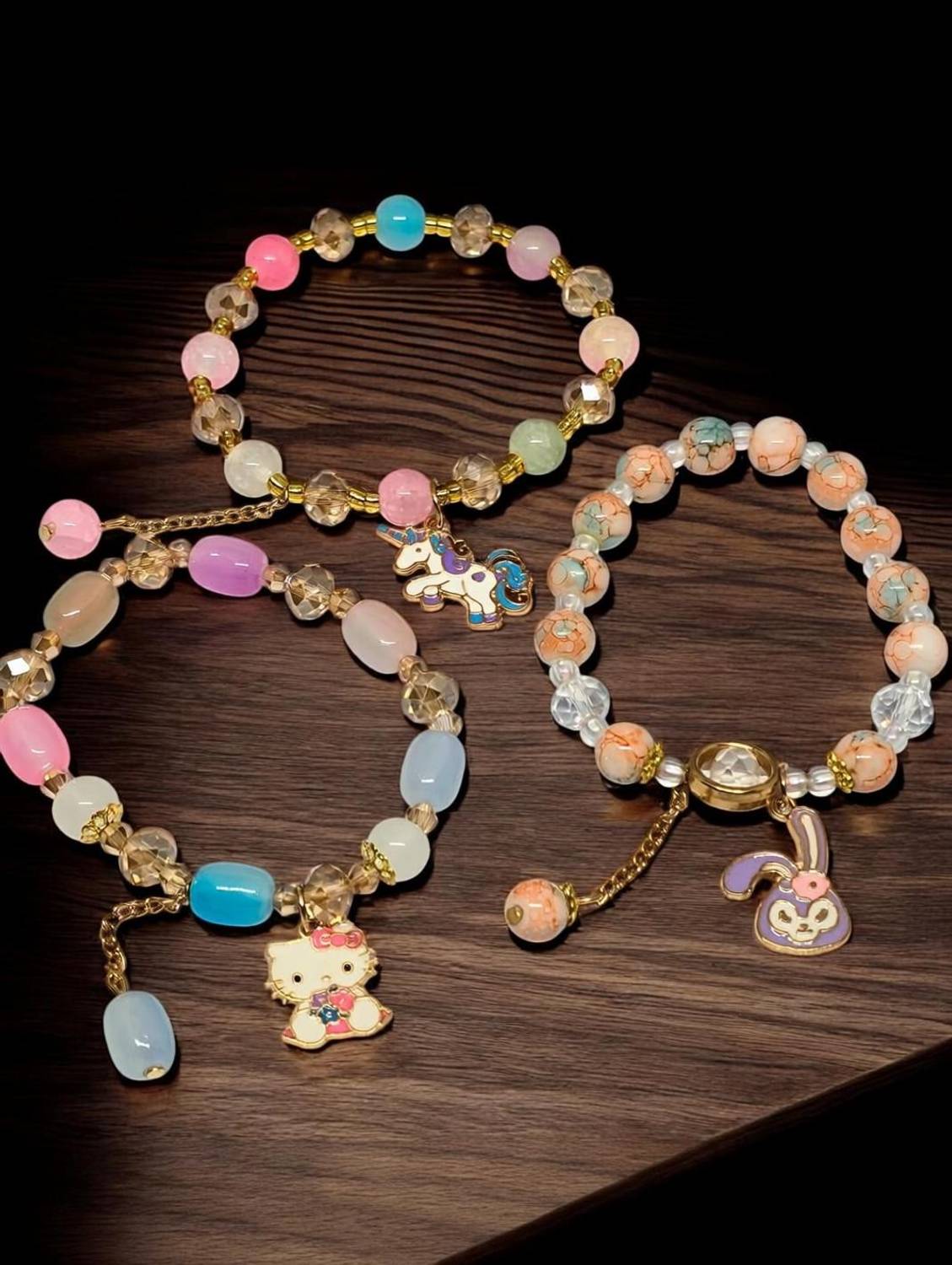 AjaraGems Crystal Charm Bracelet
