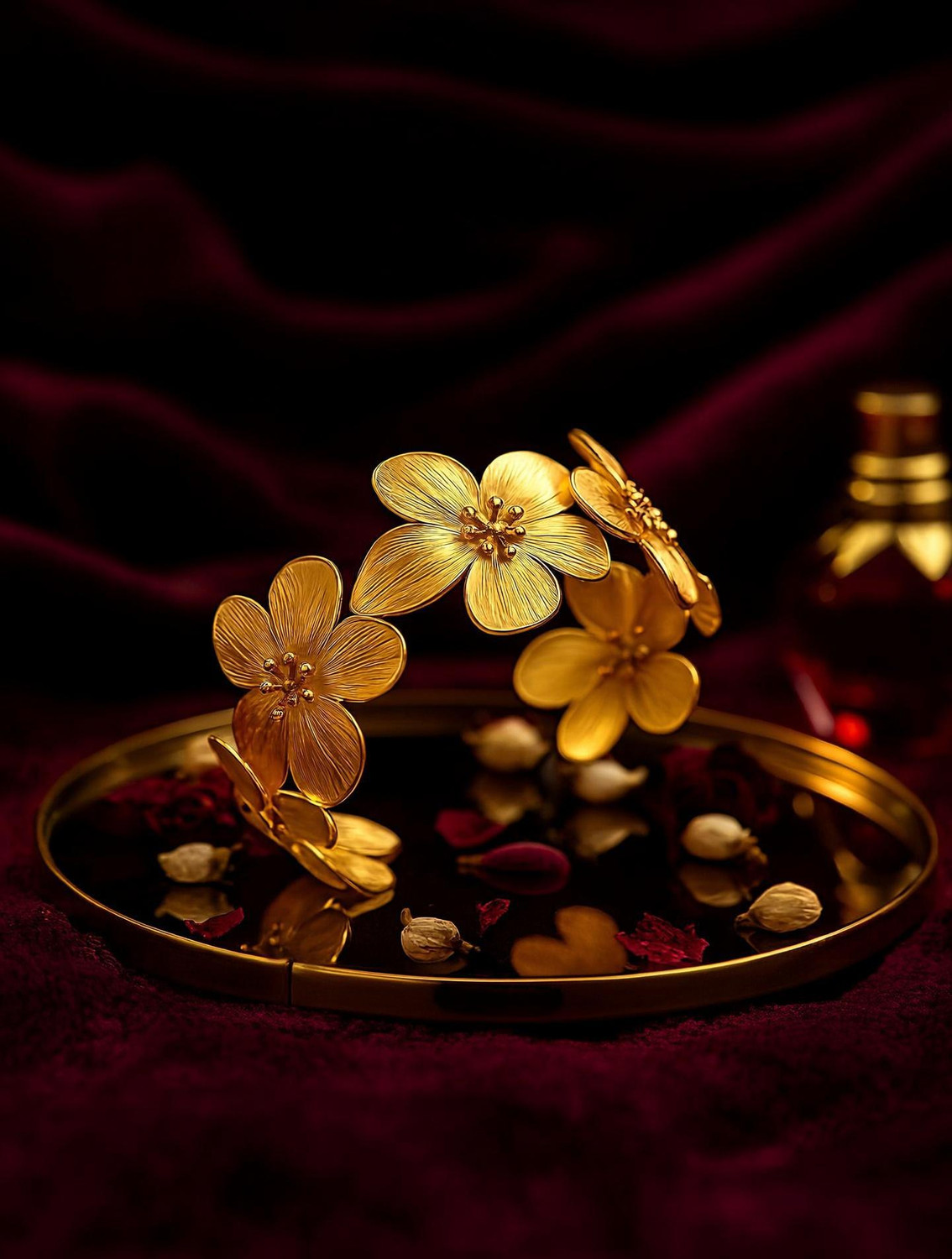 Image of DEV VARNIKA Alloy Gold-plated Cuff