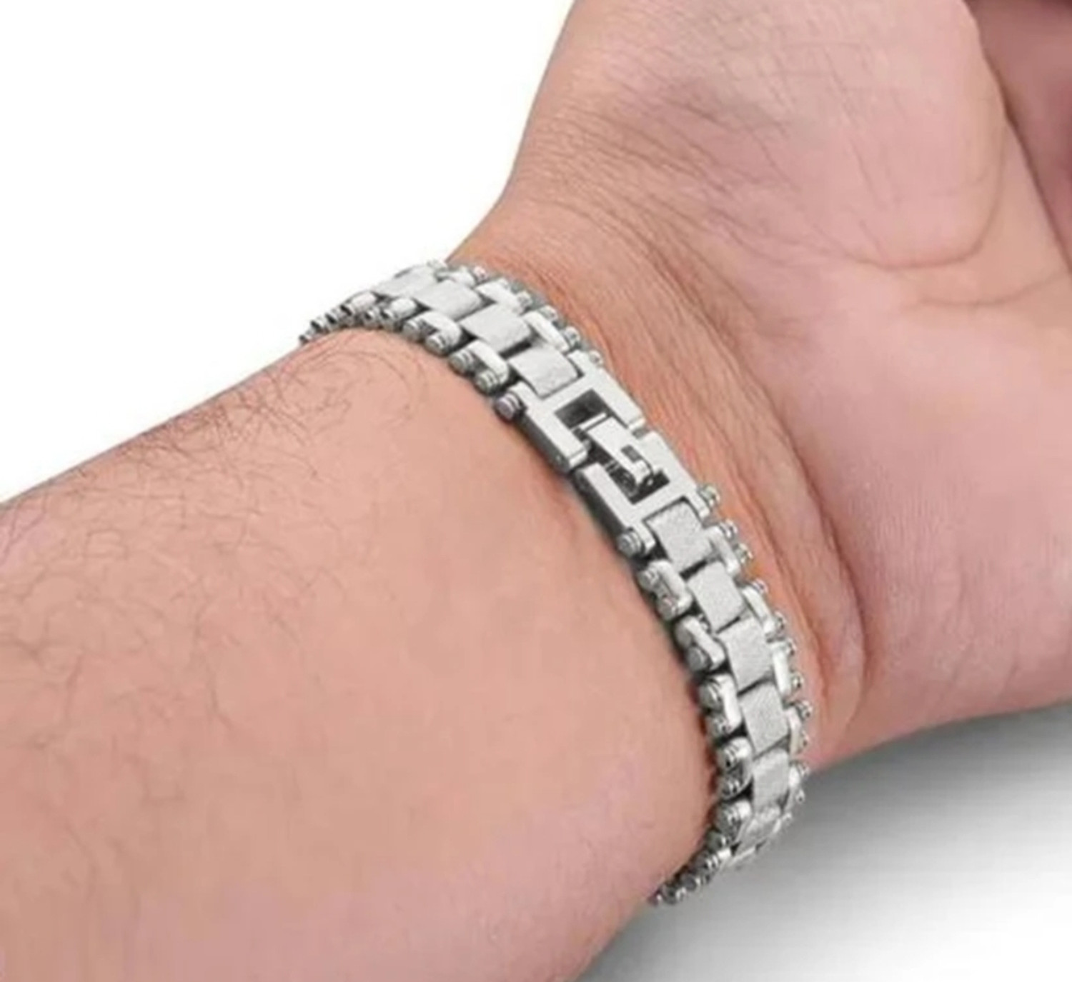 Image of AANYACRYSTAL Sterling Silver Brass Bracelet