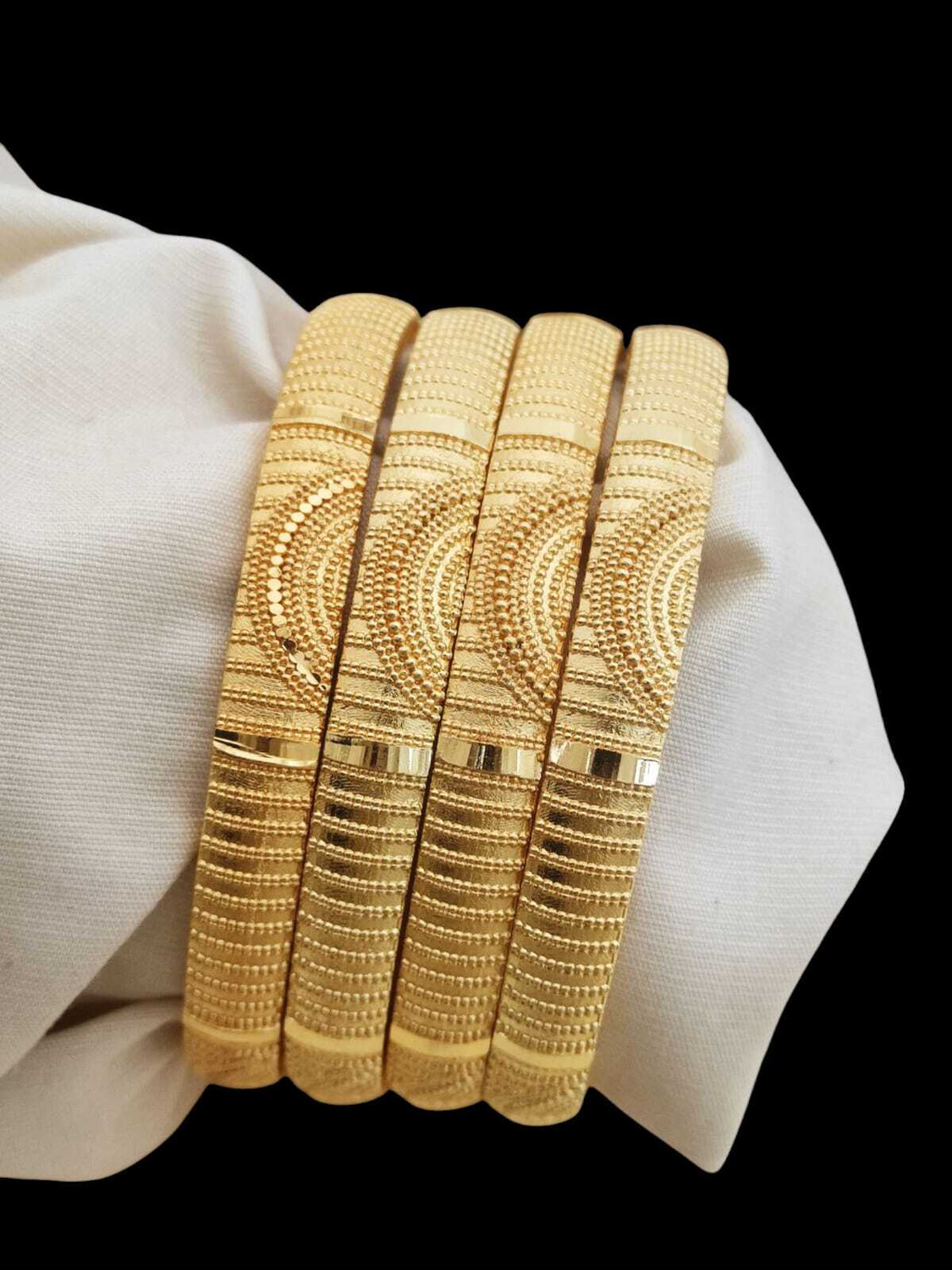 Image of Kriva Trading Alloy Gold-plated Bangle