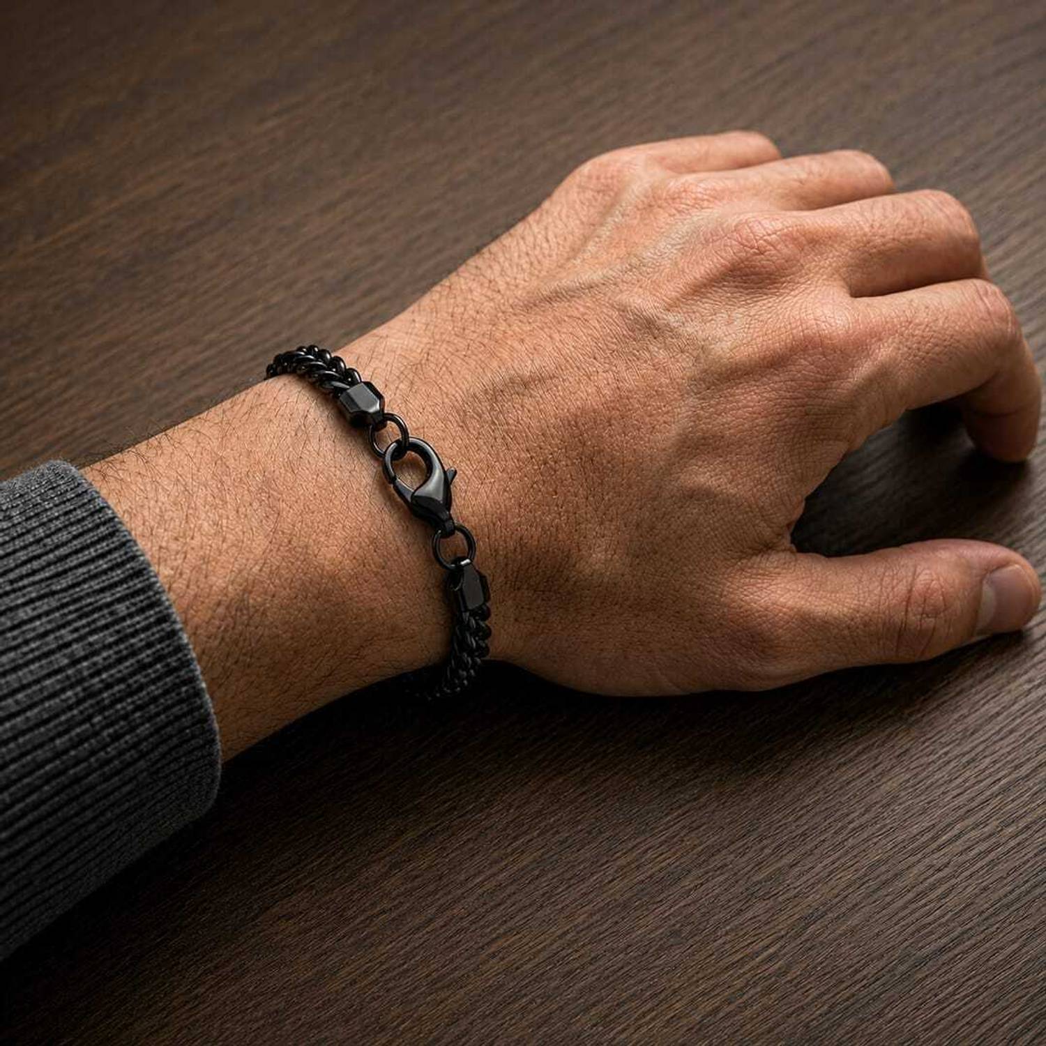 SPYRONIX REAL TREASURE Stainless Steel Silver Bracelet - Image 2