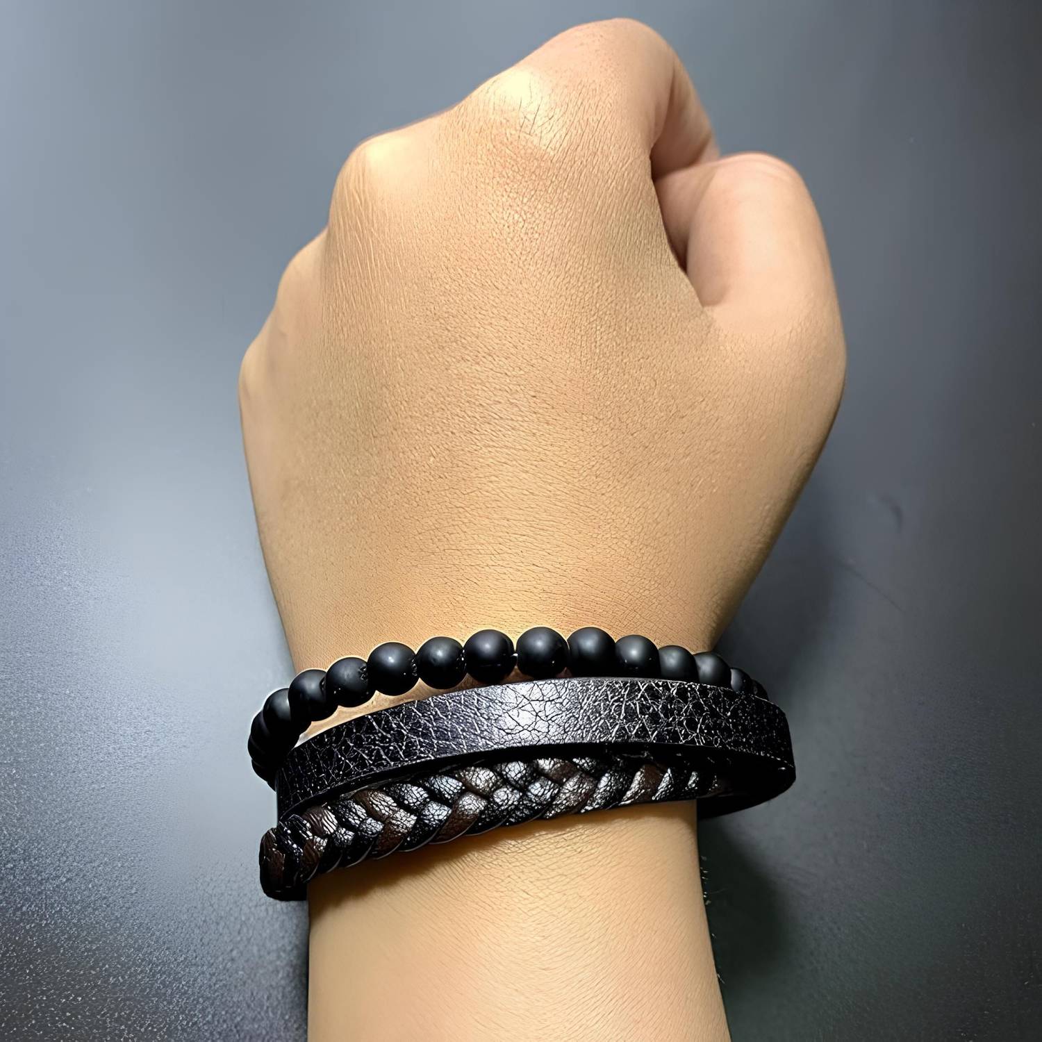 Karishma Kreations Leather Bracelet - Image 5