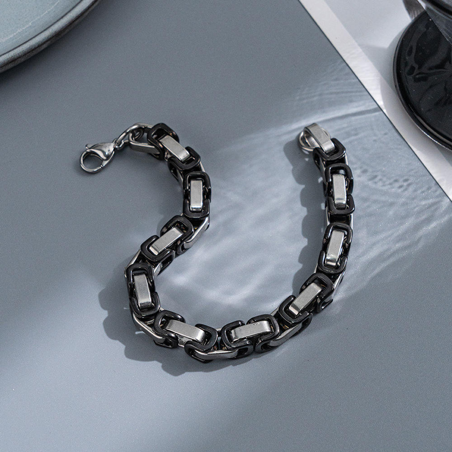 Image of IGA COLLECTION Stainless Steel Platinum Bracelet