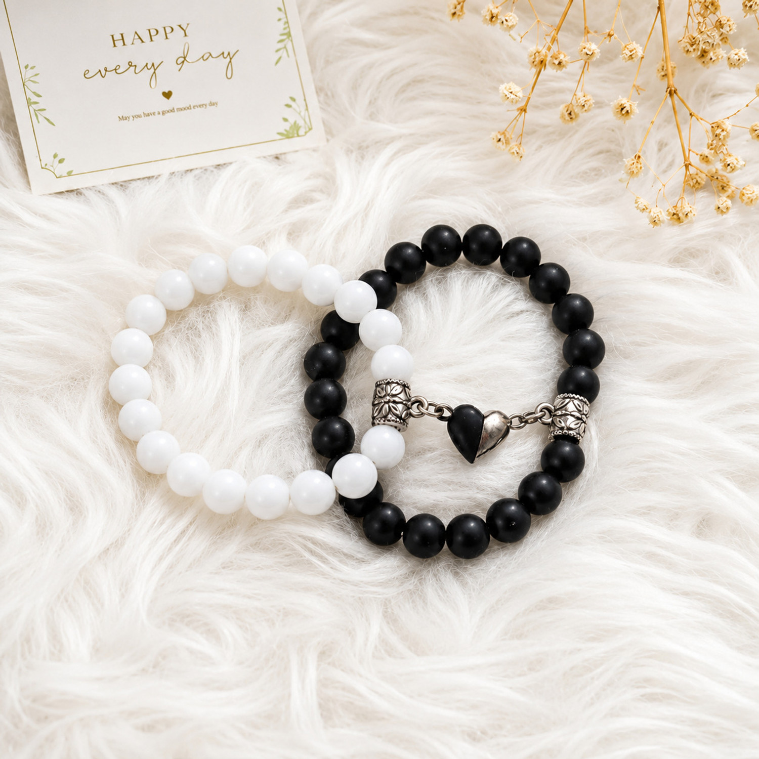 Image of VarnirajJewels Crystal, Alloy Beads, Bracelet (Pack of 2)