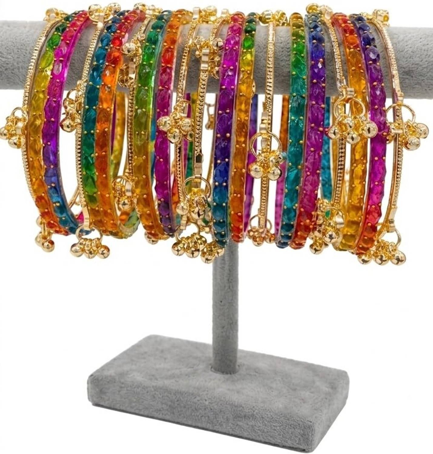 royalenterprise Metal Alloy Bangle Set Pack of 20 - Image 5