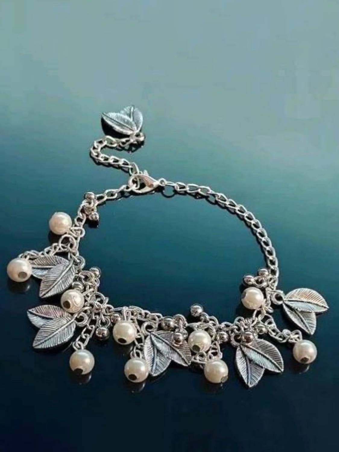 AMBLY Alloy Silver Coated Bracelet