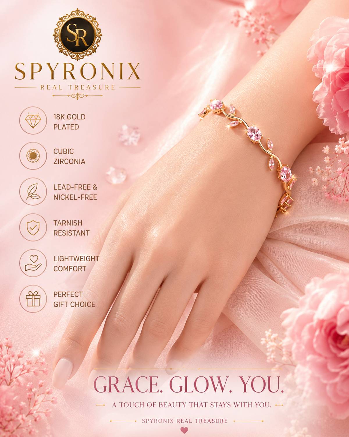 SPYRONIX Real Treasure Gold Armlet - Image 5
