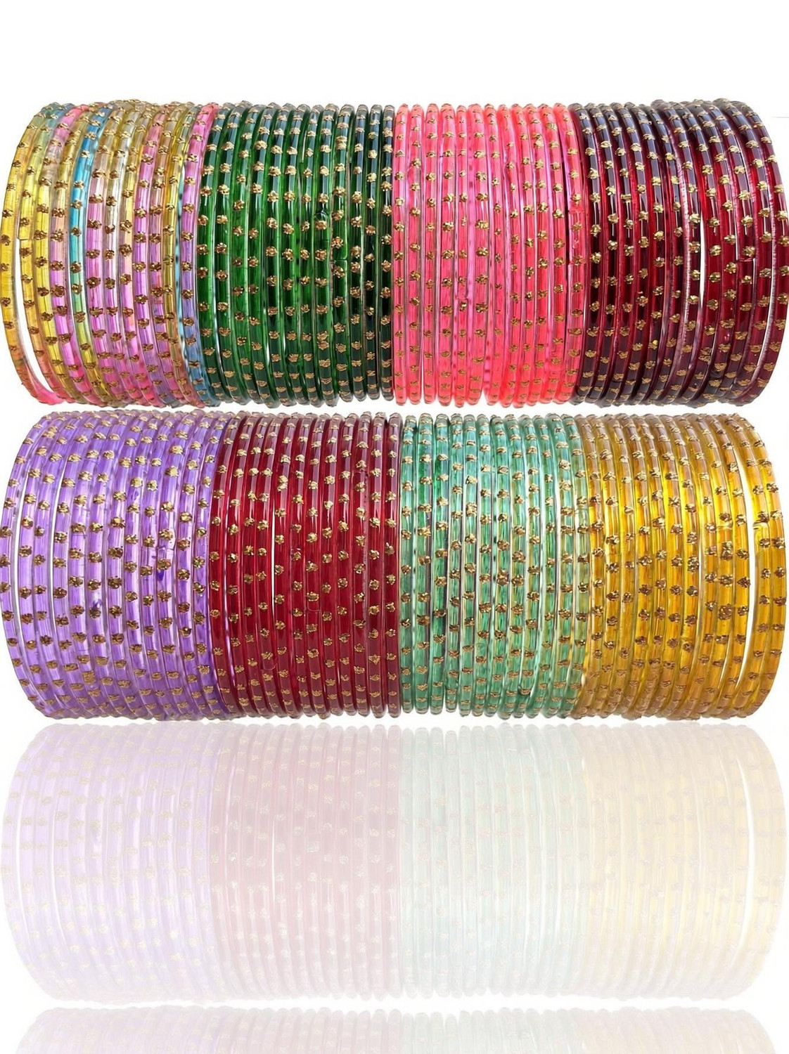 Image of VAKANGAN Glass Bangle Set