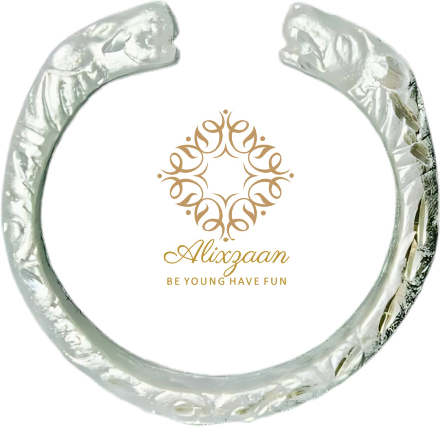 Alixzaan Stainless Steel Sterling Silver Charm Bracelet