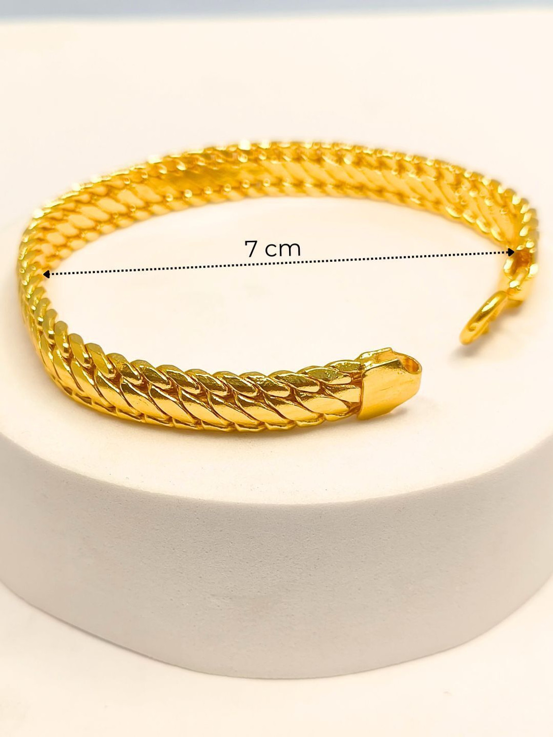 Image of RKB SALES Brass Gold-plated Ring Bracelet