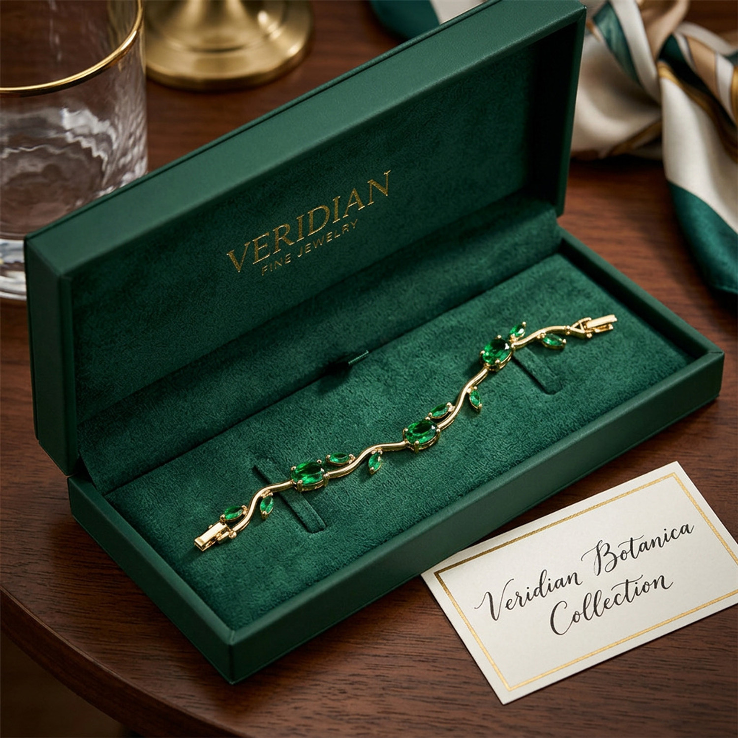 Image of zevarna Alloy Cubic Zirconia Gold-plated Bracelet Set