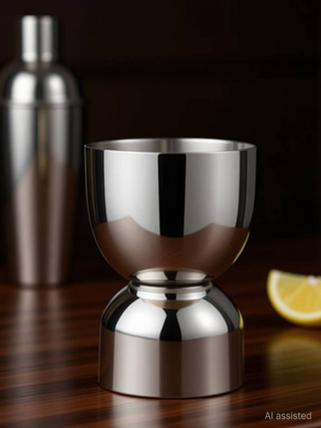 AK trade Peg Measurement 30/60 ML Whiskey Vodka Wine Measurement Glass Stainless Steel 30/60 ML Decanter