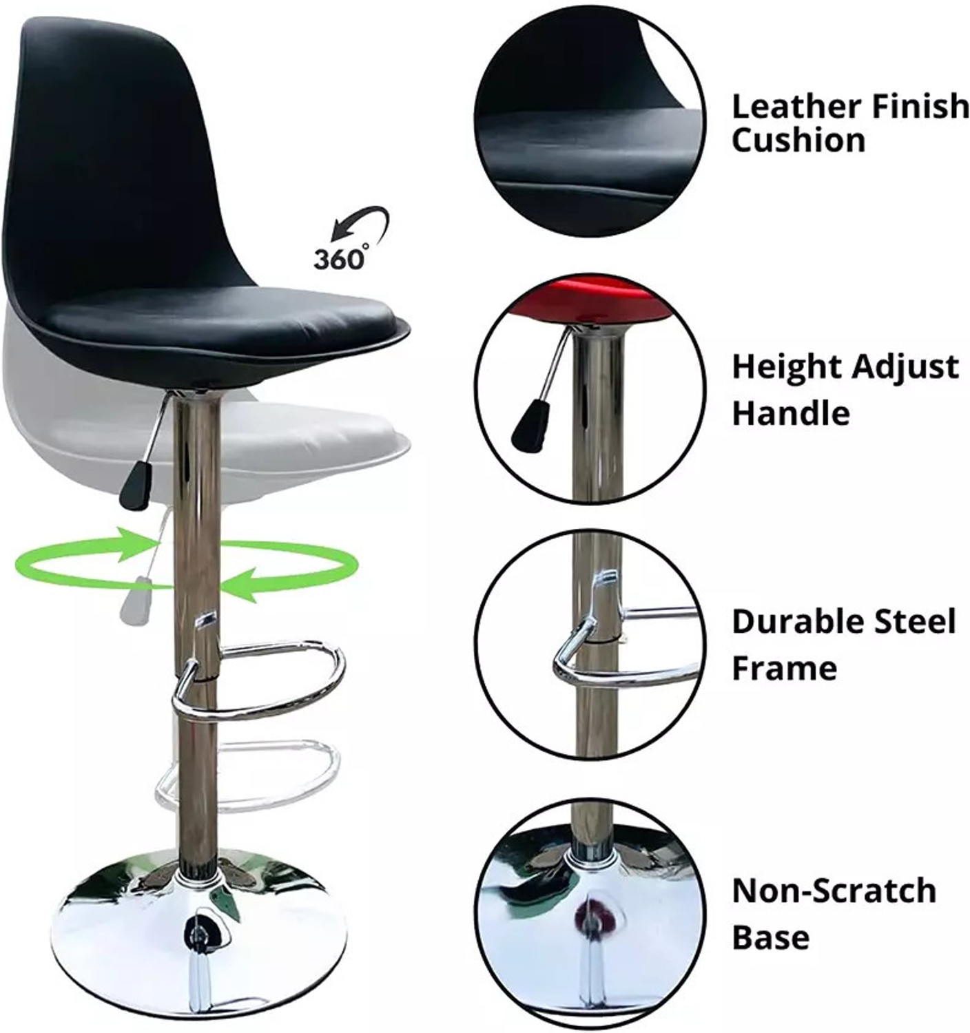 Image of MAESTRO SEATING SYSTEMS Metal Bar Chair