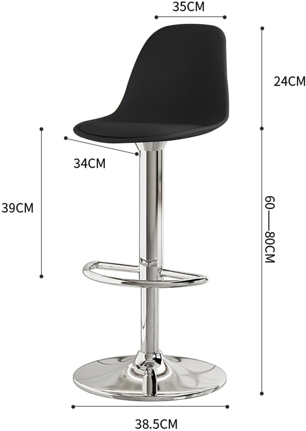Image of MAESTRO SEATING SYSTEMS Metal Bar Chair
