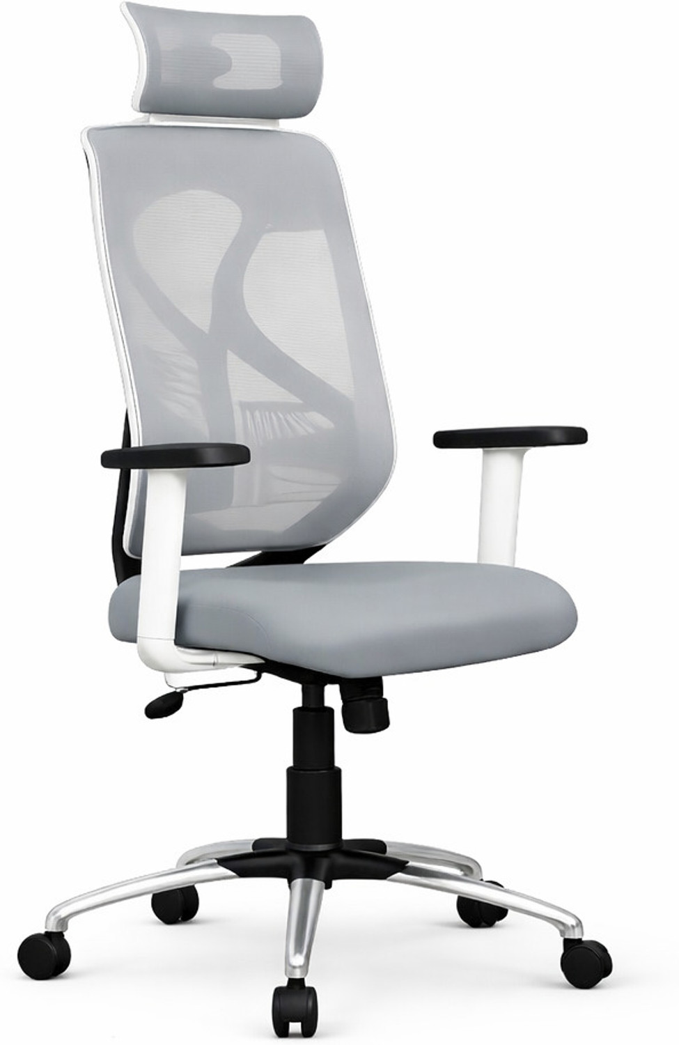 Image of MAESTRO SEATING SYSTEMS Ergonomic Office Chair with Lumbar Support Premium Revolving Boss Chair for Home Plastic Bar Chair