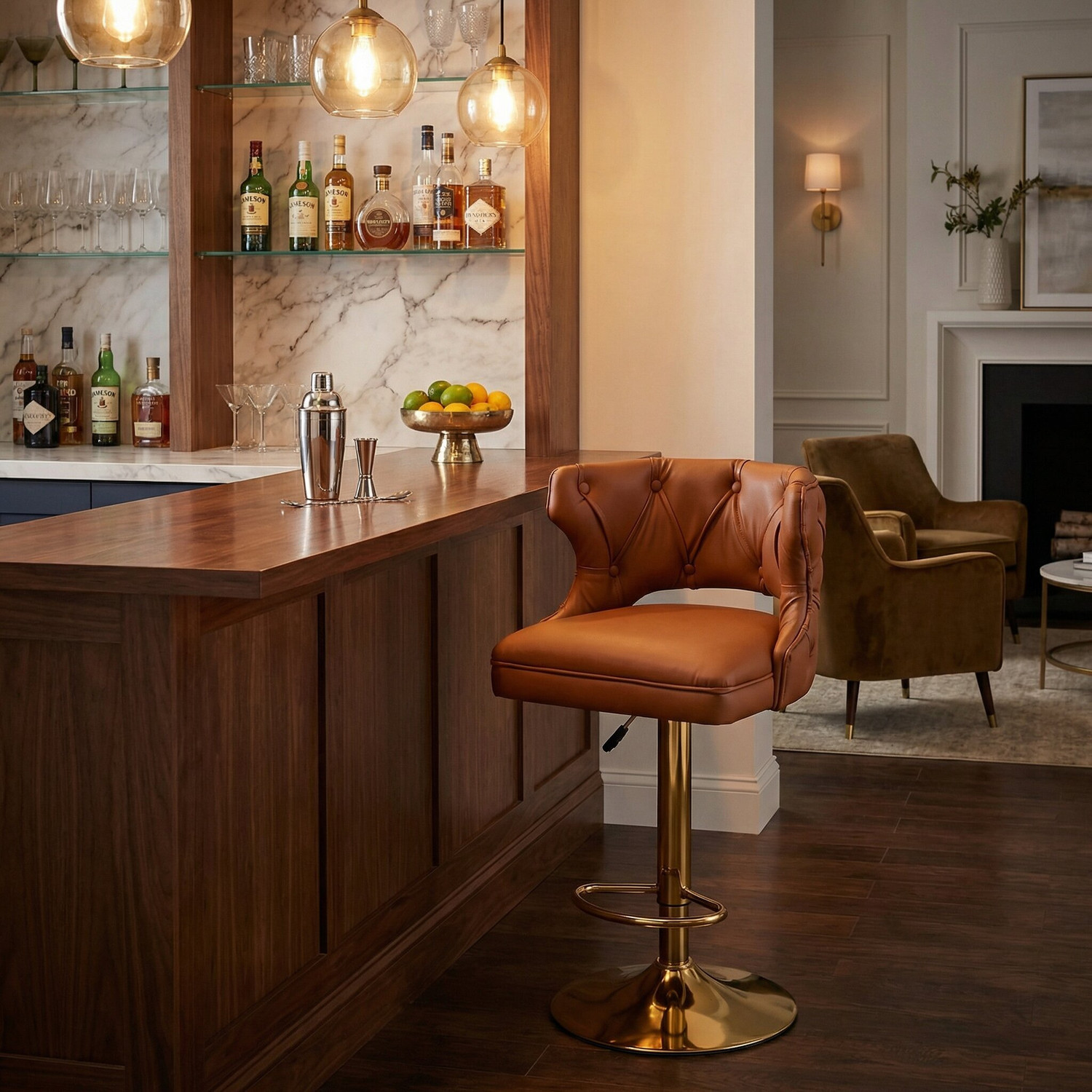Image of Wakefit Barone Metal Bar Chair