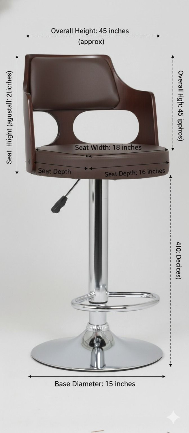 Image of NGFC - SITTING ENVIRONMENT SOLUTIONS Leather Bar Stool