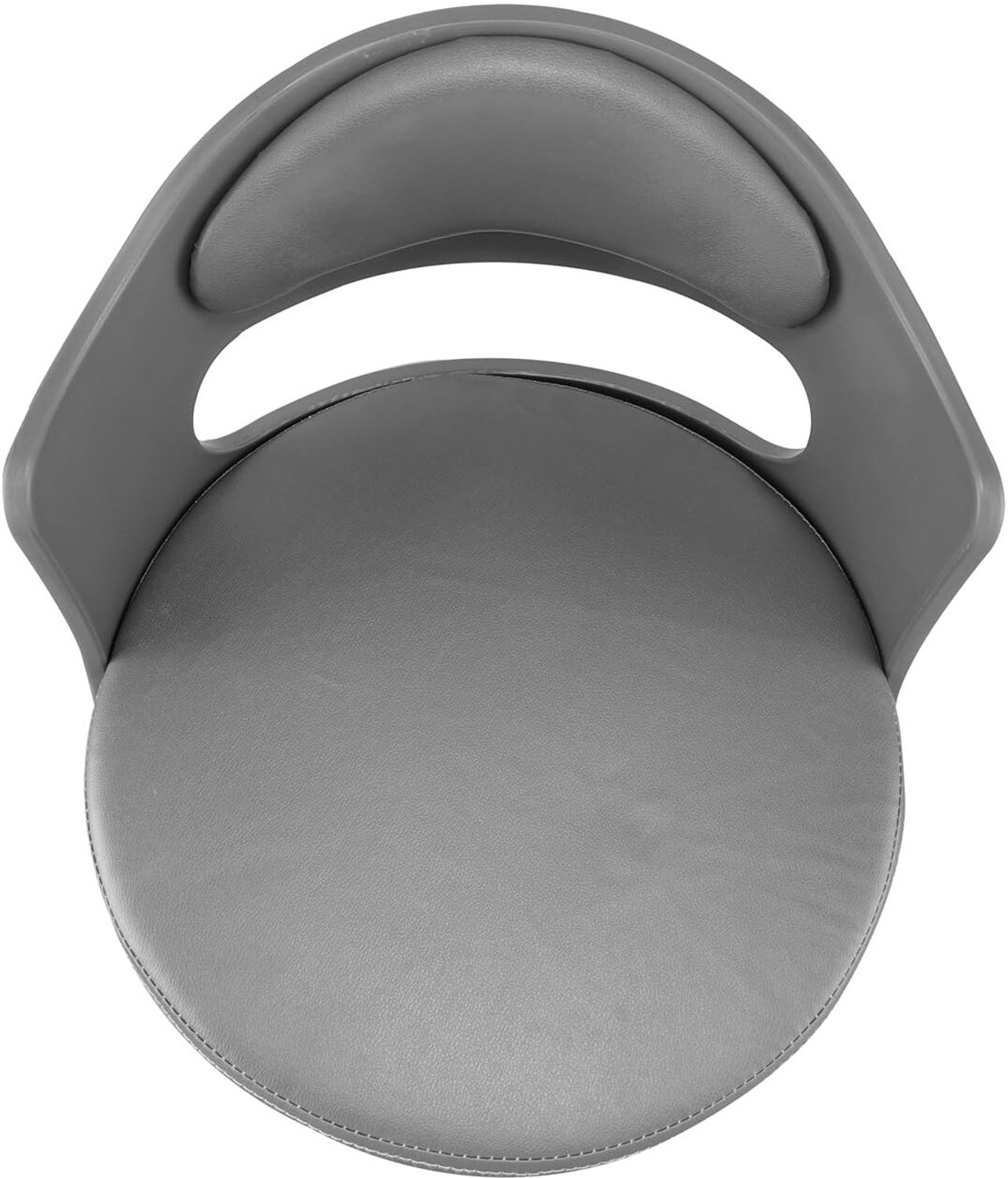 Image of ASTRIDE Amica High Bar Chair /Stool in Grey,2 Years Warranty,Rust-Proof Heavy Duty Base Plastic Bar Stool