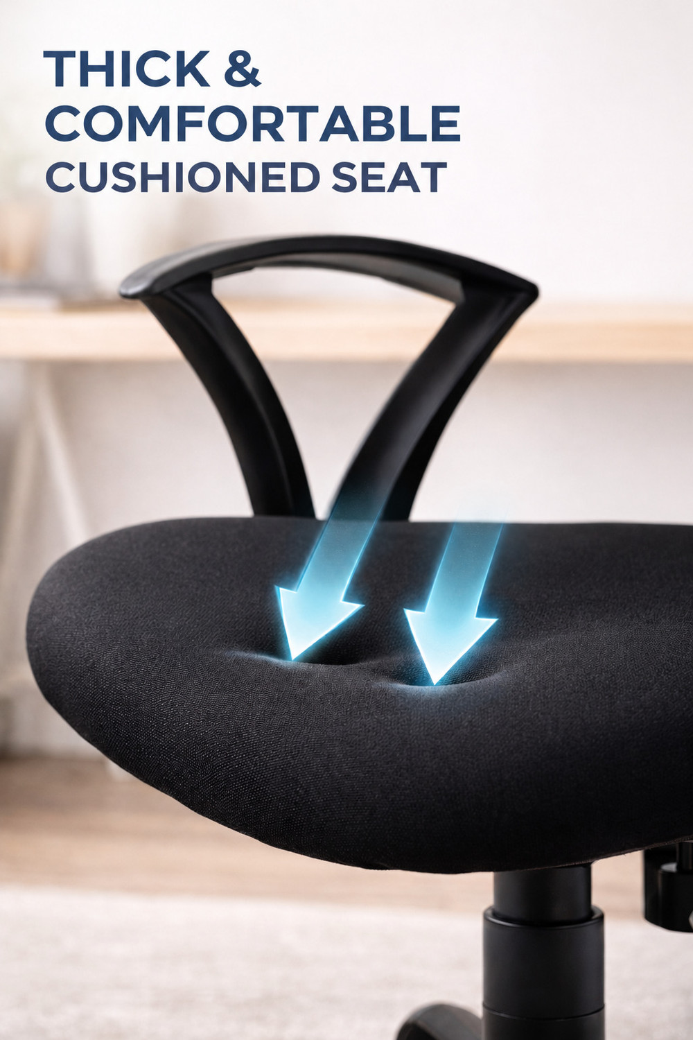 Image of MAESTRO SEATING SYSTEMS Ergonomic Office Chair with Lumbar Support Premium Revolving Boss Chair for Home Plastic Bar Chair
