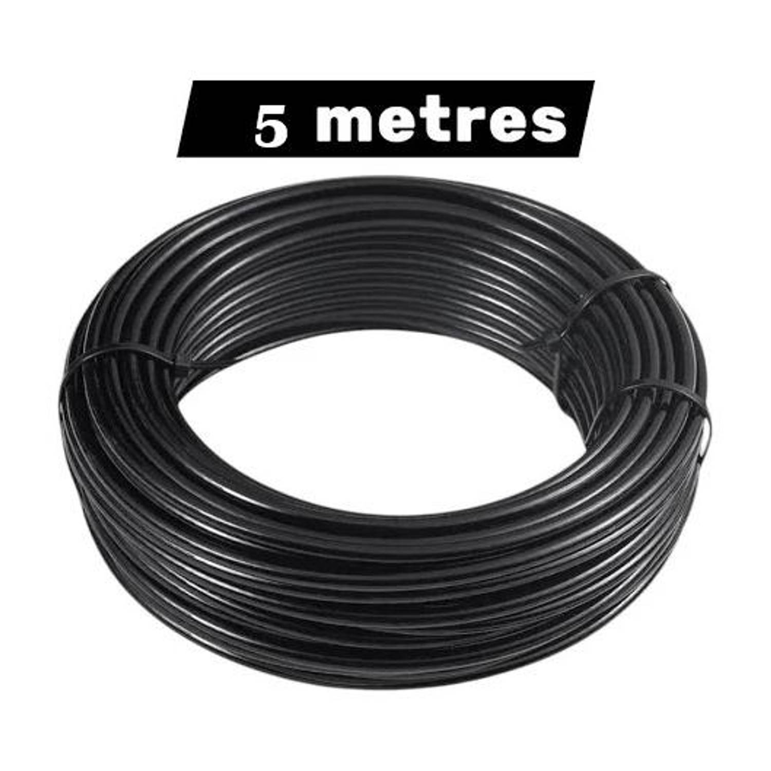 BARLOCK Gym Machine Wire Rope (5mm, 5 Meters) PVC Coated Steel Cable For Replacement & Multi-training Bar