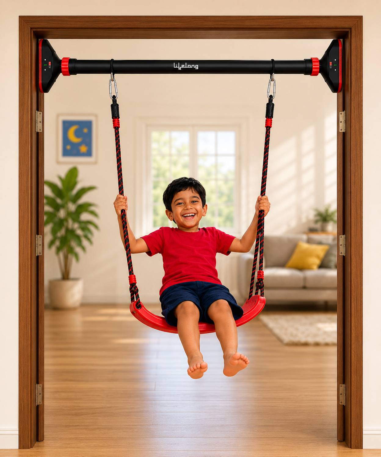 Lifelong LLPB02 Pull Up Bar 65-95CM - Image 3