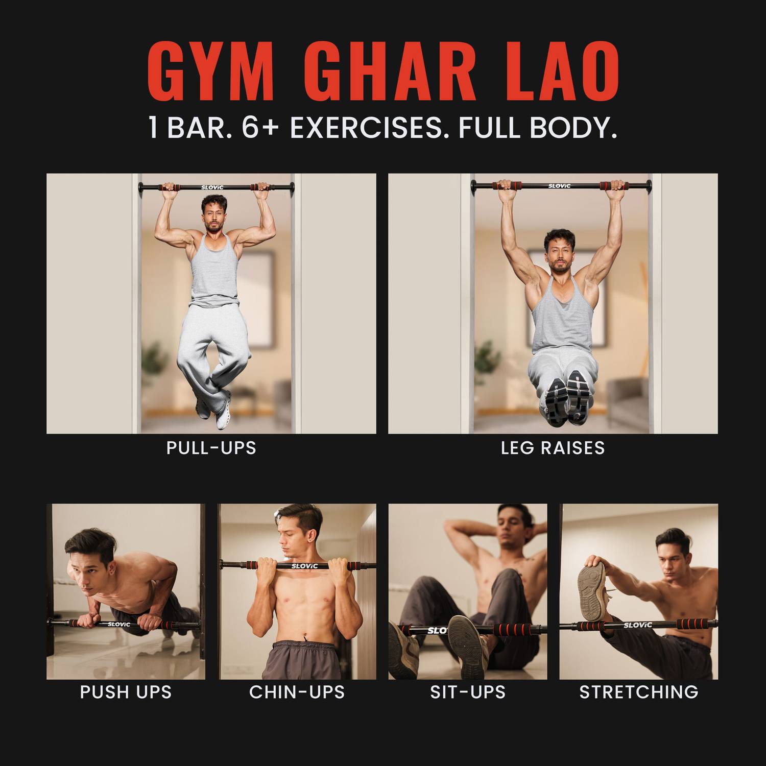SLOVIC Home Workout Bar 100 Kg - Image 5