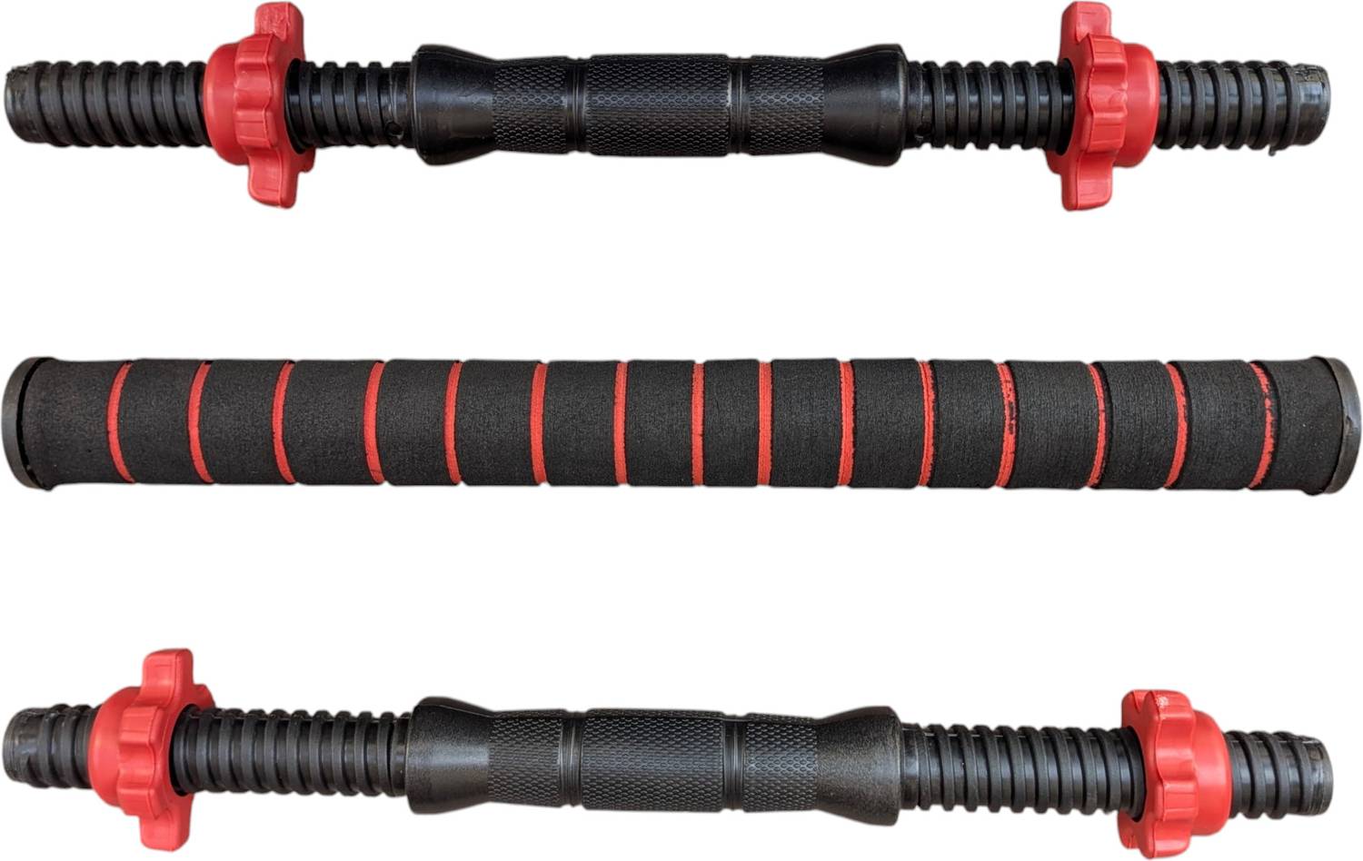Khinaray Dumbbell Rods with Connector (24mm) - Image 1