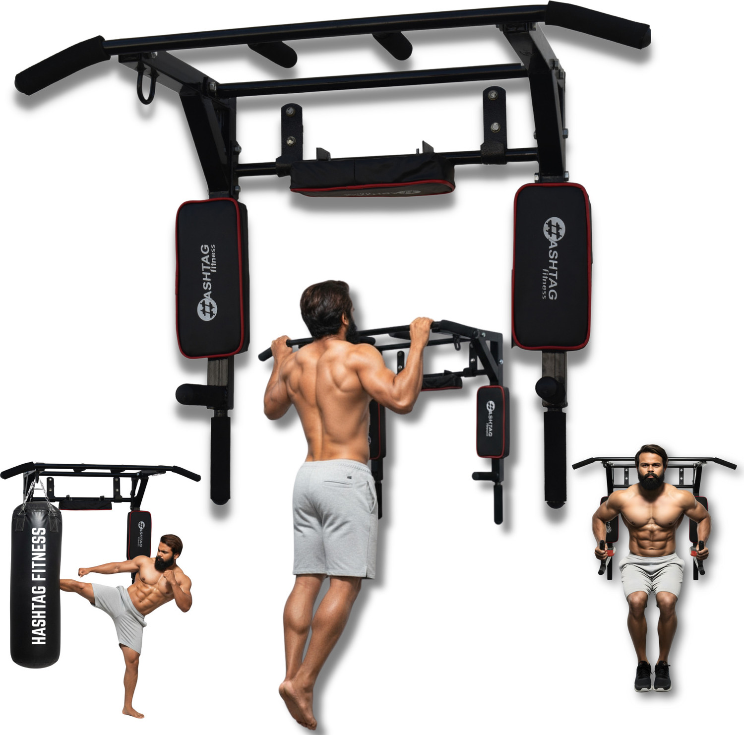 Image of HASHTAG FITNESS home gym equipments, height increasing equipments for men,kids and women Pull-up Bar