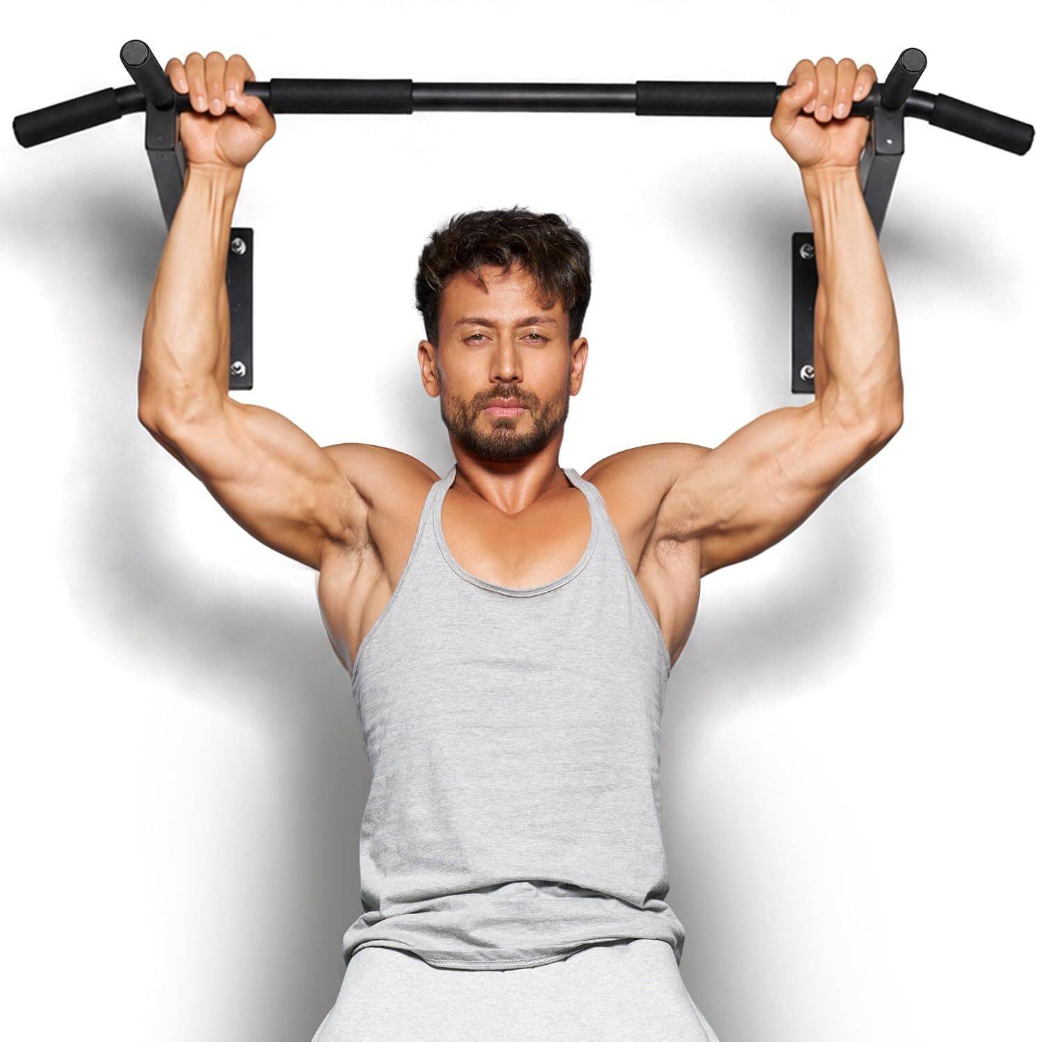 SLOVIC Non-Slip Stainless Steel Wall Mount Pull-up Bar
