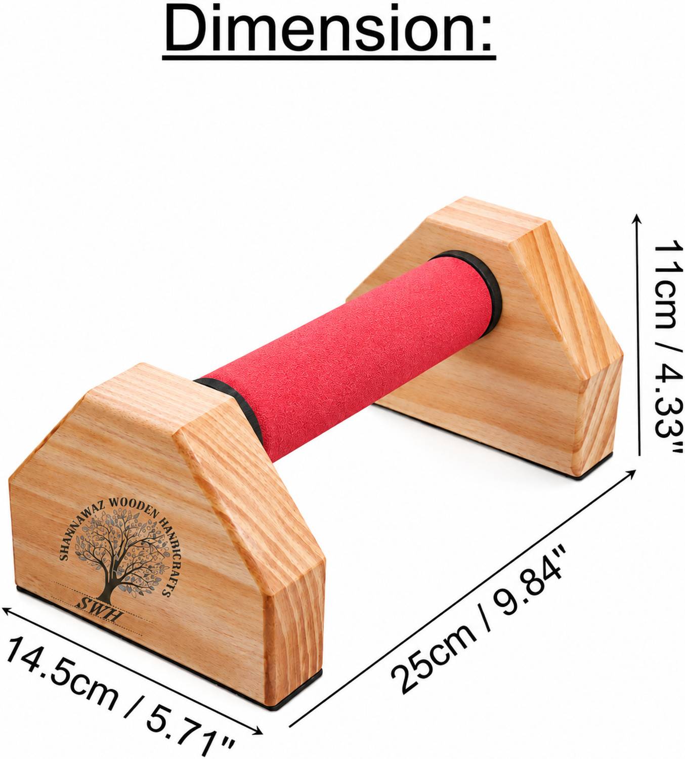 WOODENOLOGY Blue Push-up Stand - Image 4