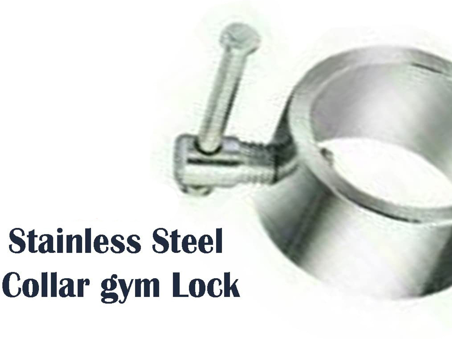 Image of EmmEmm 2 Pc Gym Bar Rod Lock Dumbbell Rod Lock Weight Lifting Bar Lock (25mm) Multi-training Bar