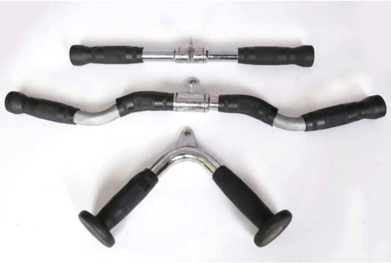 BHARATFITNESS Combo: ZZ Bar, Curl Bar, V Bar - Image 1