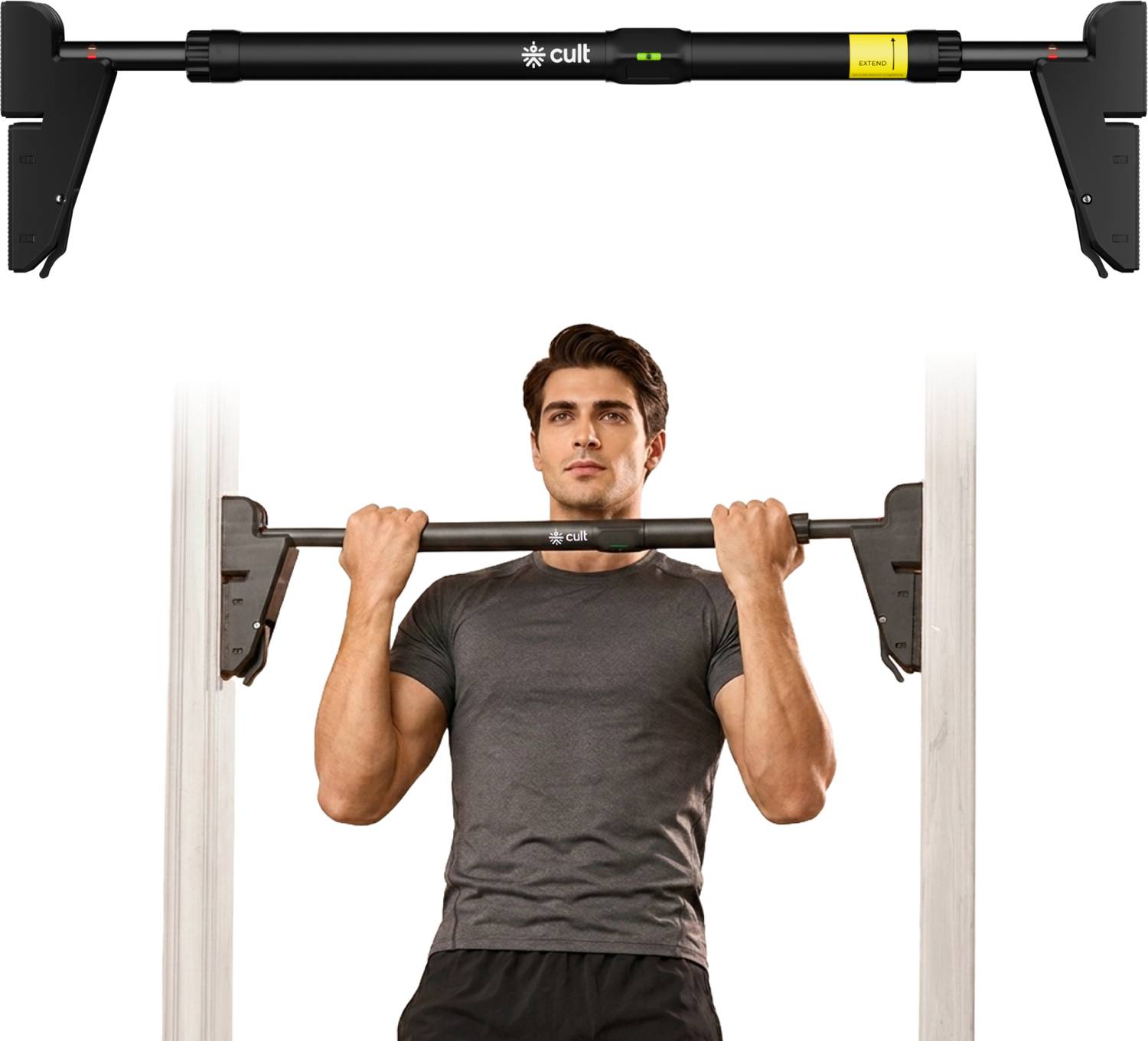 Cult Adjustable Pull Up Bar 76-110cm - Image 1