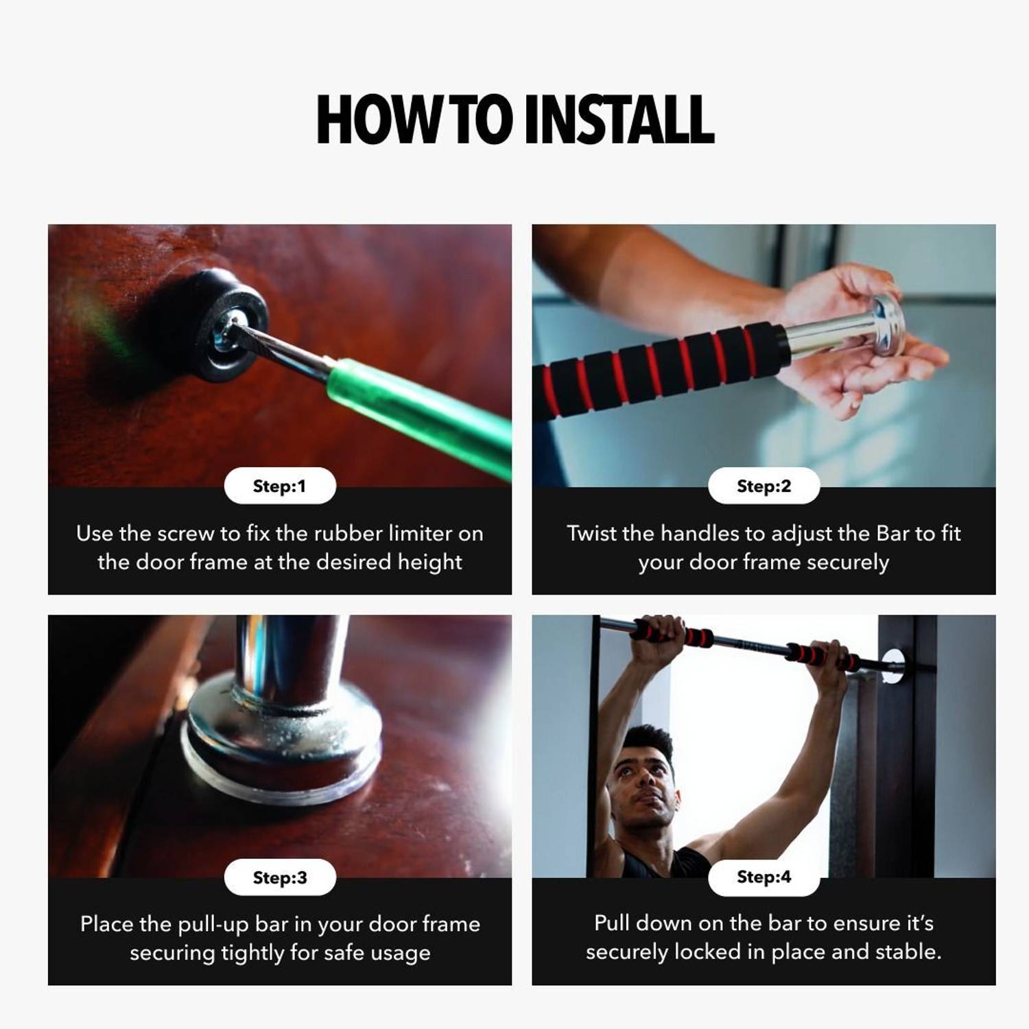 BOLDFIT Pull Up Bar for Home Workout - Image 5
